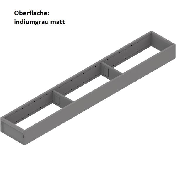 AMBIA-LINE Rahmen, für LEGRABOX/MERIVOBOX Schubkasten, Stahl, NL=650 mm, Breite=100 mm, ZC7S650RS1